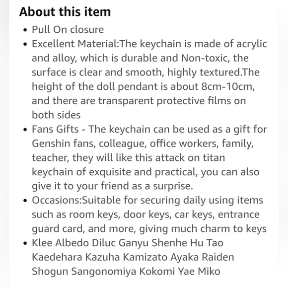 Anime Keychain - Picture 4 of 5